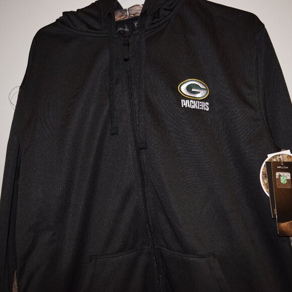 NWT Green‎ Bay Packers Zip Hoodie - Picture 1 of 7